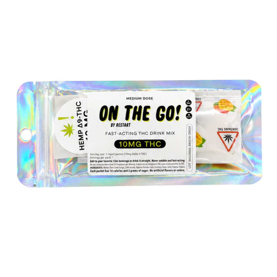 On-The-Go THC 10mg Drink Mix 1-ct / Mango